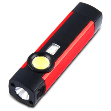 Hot sales Portable COB+XPE High power 4 Modes Aluminium Alloy Waterproof flashlight led rechargeable work light